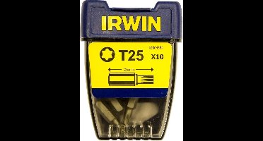 Irwin Torx T25 - 1/4”/25 mm - 10 stuks - 10504354