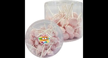Snoep-dextrose lollies roze - 500 gram