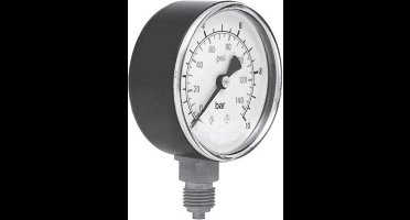 ICH Manometer 301.63.-1 Aansluiting (manometer): Onderkant -1 tot 0 bar Schroefdraad (buiten) 1/4 1 stuk(s)
