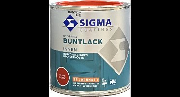 Sigma Gekleurde Lak Zijdemat Ral 3000 Vuurrood 375 ml