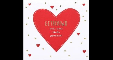 Depesche - Pop up muziekkaart met licht en de tekst "Getrouwd - Heel veel liefs gewenst!" - mot. 046