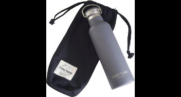 Yummii Yummii Charcoal Thermosfles - 600ml  RVS - Houtskool