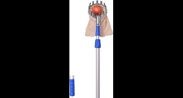 Fruitplukker / appelplukker met stevige uitschuifbare steel tot 3 meter