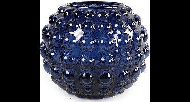 COUNTRYFIELD Theelichthouder Perly L18/15cm Blauw