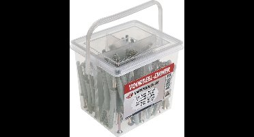 Deltafix Voordeel-emmer Nagel- Slagpluggen Set 135 Stuks