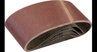 Silverline Schuurbanden 75 x 457 mm, 5 stuks