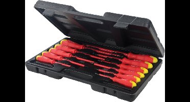 Silverline Geïsoleerde schroevendraaierset - softgrip handvat - 11-delig - chroom vanadium - ergonomisch ontwerp