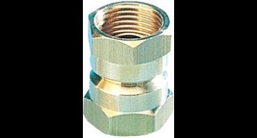 Koppeling dubbel 20x1,5(F)