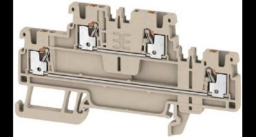 Weidmüller 2469370000 Doorgangsklem 2-etages 3.50 mm Spanveer Beige 50 stuk(s)