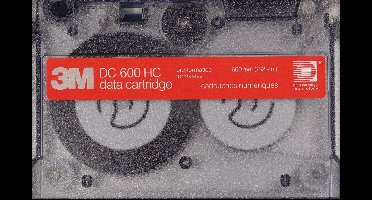3M DC 600 HC Data Cartridge 1/4 " 600ft 67MB Voor 9144A