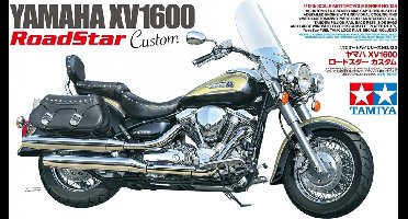 Tamiya Modelbouwpakket Militaire voertuigen - 14135 Yamaha XV1600 RoadStar Custom Plastic - 1:12 - Modelbouw