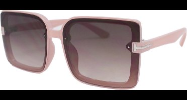 Sun Fun Oversized Retro Zonnebril - Premium Zonnebril - Dames - Trendy & Cool - Festival Zonnebril - UV400