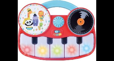 Baby DJ-Set met Piano - Tachan - Met Licht en Geluid - Inclusief Batterijen