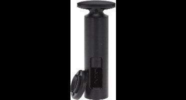 Excellent Houseware Wijnflesopener/kurkentrekker - zwart - incl. folie snijder - kunststof