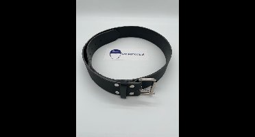 Lederen riem 47mm - maat 130cm / werkriem / steigerriem zwart leer / splitleer / ideaal voor gereedschapshouders