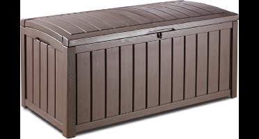 Keter Glenwood Opbergbox - 390L - 128x65x61cm - Bruin