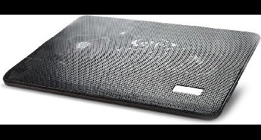 Gembird Laptop Standaard met Ventilator - Tot 17inch - Extra USB in stekker