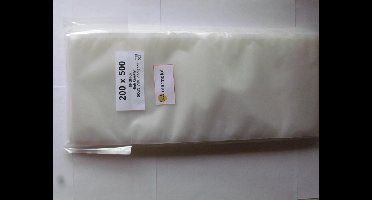 Marmelot Vacuumzakken Mikro Structuur 20X50cm 100stuks voor alle Merken Vacuum Sealers