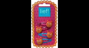 Poesjes haarspeldjes Rood/Blauw - Lief Lifestyle