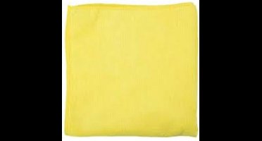 Microvezeldoek | ft 40 x 40 cm | geel | pak van 10 stuks