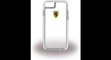 Ferrari Shockproof Back Cover Apple iPhone 6/6s Transparant/Wit