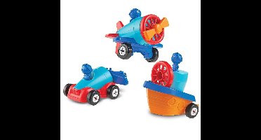 Learning Resources 1-2-3 Bouw Een Auto-vliegtuig-boot 15-delig