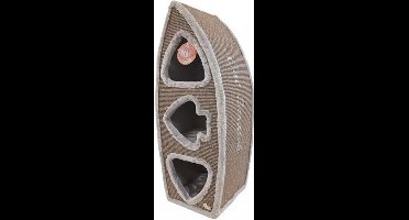 Krabtoren Sisal 3 Gaats - Grijs 40x36xh100 cm