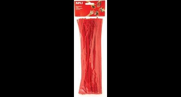 ApliKids chenilledraad 30 cm rood 50 stuks