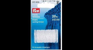 Prym Elastisch naaigaren - Wit 0,5 mm dik en 20 meter lang