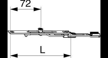 i.S.-Verlengstuk 140mm (1 nok) ZL