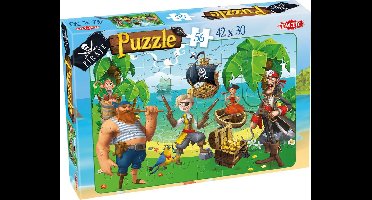 Piraten Puzzel Treasure Island - 56 Stukjes