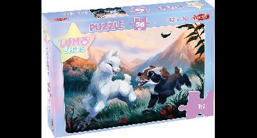 Lumo Stars Puzzel Llama and Puppy - 56 Stukjes