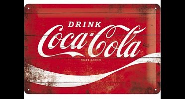 Coca Cola - Metalen Wandplaat