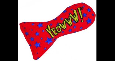 Yeowww! Vis Sardientje - Catnip Kattenkruid Speeltje voor Katten - Sterren - 7.5 cm