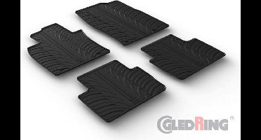 Gledring Rubbermatten passend voor Mazda CX-30 8/2019- (T profiel 4-delig + montageclips)