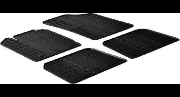 Gledring Rubbermatten passend voor Renault Clio II 1998-2005 / Thalia (T profiel 4-delig)