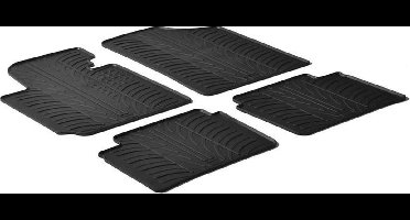 Gledring Rubbermatten passend voor Hyundai Veloster 2011- (T profiel 4-delig)