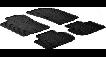 Gledring Rubbermatten passend voor Alfa Romeo 147 2000-/GT 2004- (T profiel 4-delig + montageclips)