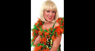 Boa oranje/groen 180 cm. 75 gr.