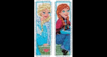 Vervaco - Bladwijzer kit - Disney Sisters forever set van 2 - PN-0168474 - Borduren - Borduurpakket - Borduurpakket volwassenen - Borduurpakket kind