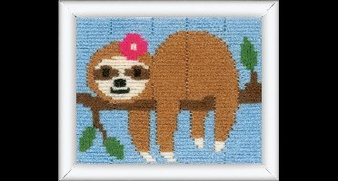 Vervaco - Spansteek kit - Lieve luiaard - PN-0178725 - Borduren - Borduurpakket - Borduurpakket kind