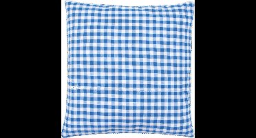 Vervaco - Kussenrug met rits - blauwe ruit - PN-0154661 - Borduren - Borduurpakket - Borduurpakket volwassenen - Borduurpakket kind