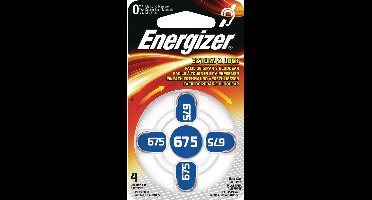 Energizer 675 – Gehoorapparaat batterijen – Blauw – 1.4V