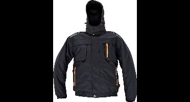 Heren winterjas pilotjack Zijl zwart M