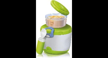 Chicco meeneem bakjes voor babyvoeding met lepeltje