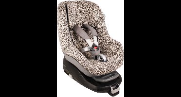 Autostoelhoes Geschikt voor Maxi Cosi Pearl -Maxi Cosi Hoes Groep 0-1 - Zacht Katoen - Perfecte Pasvorm - Beige - Zand Luipaard