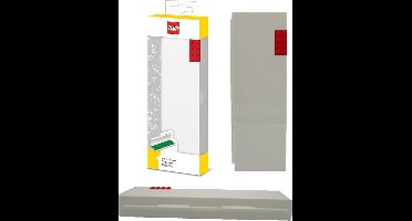 LEGO 51521 Pennendoos - Wit / Rood - Hard Stevig - Met Basisplaat