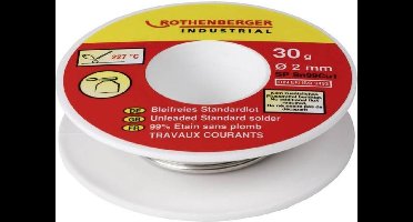 Rothenberger Loodvrij Soldeer - 30gr/Ø2mm