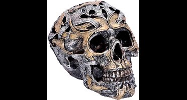 Nemesis Now Beeld/figuur Tribal Traditions Small Schedel Zilverkleurig/Goudkleurig