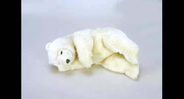 Pluche witte beer slapend, Hansa